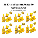 Kit Micosan 36 Pomada + 36 Sabonete Líquido + 36 Sabon Barra