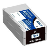 Tinta Epson Sjic22p(k) Negro C33s020577 Colorworks  C3500