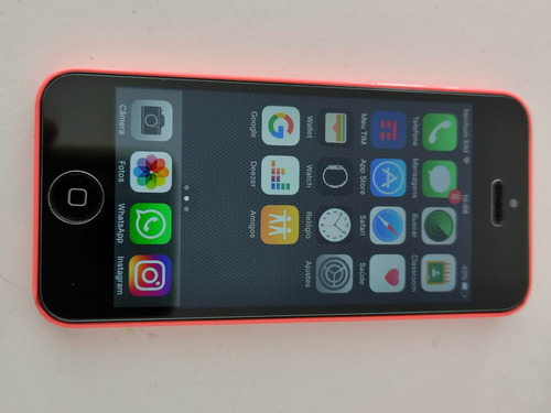 iPhone 5c Rosa Com 8gb De Memória