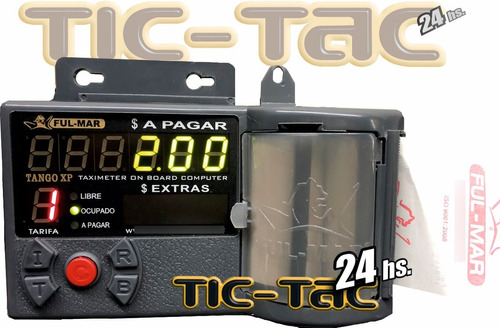 Reloj Taximetro Fulmar Tango Xp Taxi C/ Led  Y 6 Digitos!