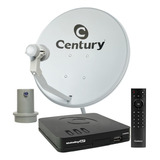 Kit Receptor Digital Century Midiabox Antena Lnbf 5g Ku