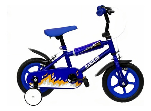 Bicicleta Para Niño Color Azul Rodado 12 Randers 