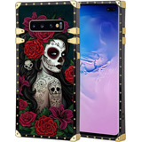 Funda Para Samsung Galaxy S10 Plus / Mujer Con Rosas