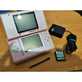 Consola Nintendo Ds Fat Rosa + Animal Crossing