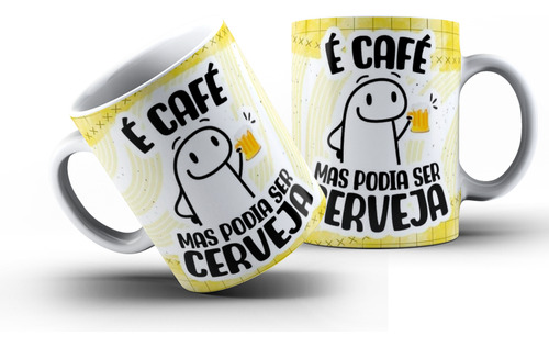 Caneca Xícara Flork Meme Bento Frases Divertida E Debochada Cor Mod. 33