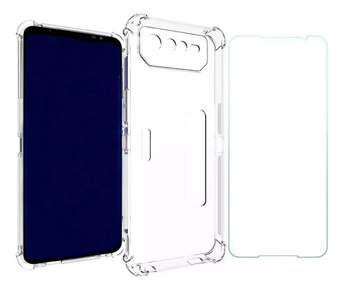 Capa Para Asus Rog Phone 6 Pro 6.78 Impacto + Pelicula Vidro