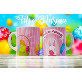 20 Plantillas Sublimacion Conejito De Pascua - Tazas !!..