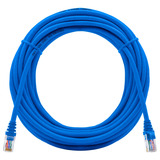 Cabo Rede Patch Cord Cat5e Rj45 - 10 Metros Azul Com Capa