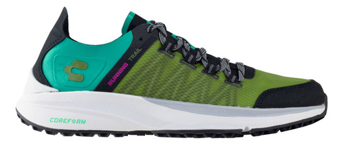 Tenis Charly Hombre Sport Running 1086039 Verde Para Trotar