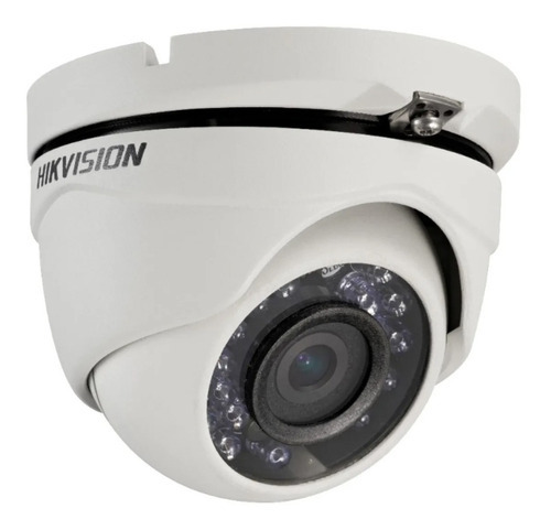Camara Seguridad Domo Hikvision Hd 720p 1mp Infrarroja Metal
