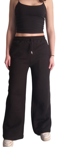 Jogger Joguin Pantalon Palazzo Frizado Premium Unisex Apolo