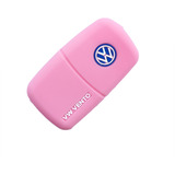 Funda Silicon Llave De Volkswagen 3 Botones En Negro