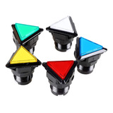4 Boton Triangular Luminoso+led+micro Nuevo