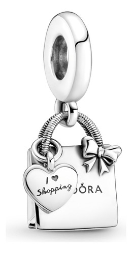 Pandora Charm Colgante Bolsa De Compras Original