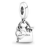 Pandora Charm Colgante Bolsa De Compras Original