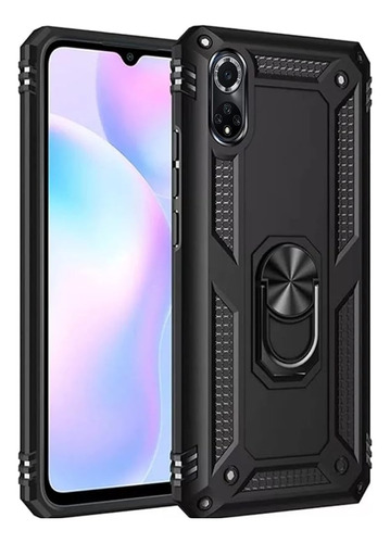 Funda Uso Rudo Para Honor Huawei Anillo Magnetico Anti Golpe