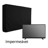 Capa Para Tv Led Lcd Plasma Corino Impermeável Costura Nylon