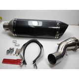 Escape Con Adaptador Compatible Con Bmw R1200 Gs 13-19  Fibr