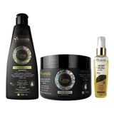 Kit Arvensis Crespos Ativador + Geleia Alta + Oleo De Argan