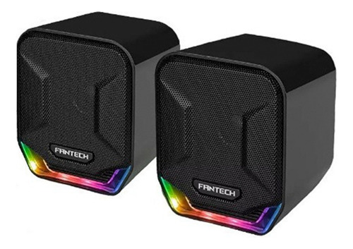 Speaker Bocina Sonar Fantech Gs202 Negro Usb 2.0 Led Rgb