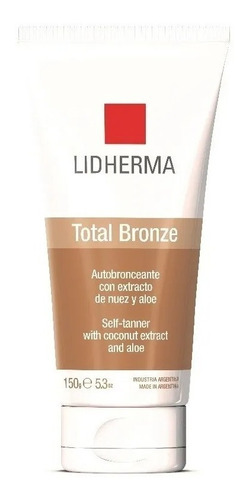 Lidherma Autobronceante Total Bronze  Bronceado Natural