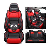 Funda De Asiento De Automóvil De Cuero Impermeable Para 5 As