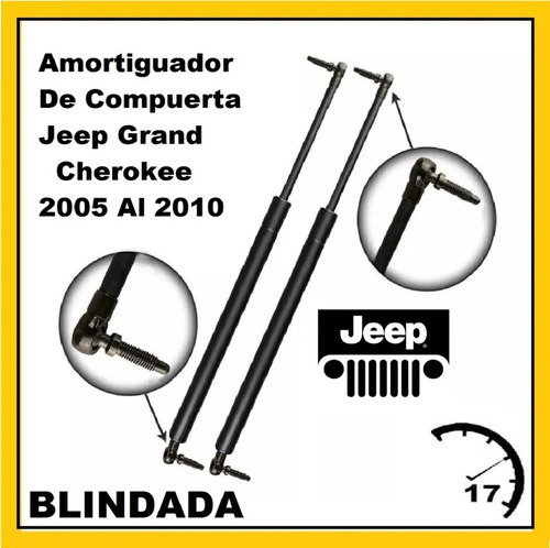 Amortiguador Compuerta Blindada Jeep Grand Cherokee 05 Al 10 Foto 4