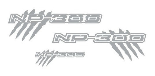 Calcas Sticker Rasguño Para Batea Compatible Con Np300