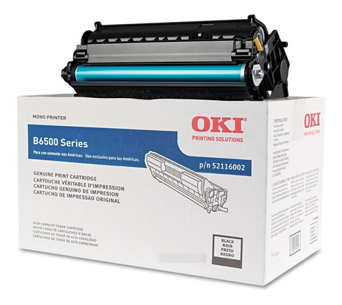 Cartuho De Toner Oki B6500 Original 