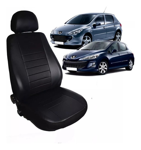 Funda Cubre Asiento Cuero Pu Peugeot 307 / 308 Enteriza