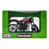 Kawasaki Z900rs Motocicleta A Escala 1/12 Maisto Color Negro/rojo