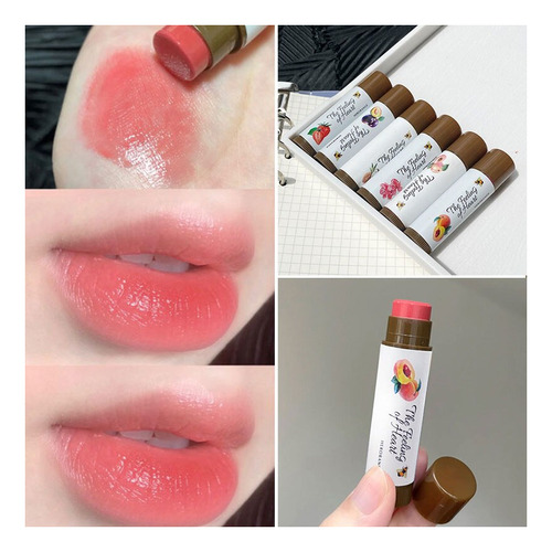 Lápiz Labial Mate Con Bastoncillo De Algodón Coreano De Larg