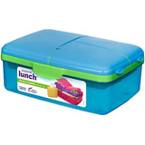 Sistema Lunch Slimline Quaddie, 1.5 L - Azul/verde