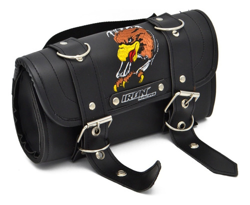 Bolsa Porta Herramienta Moto Chopper Negro Aguila Universal Color Negro - Águila