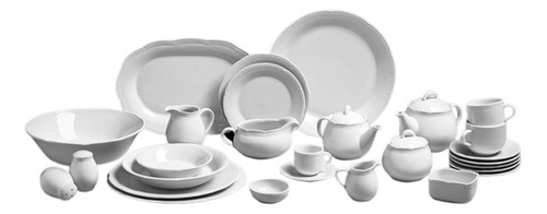 Porcelana Tsuji 1800 Set 50 Piezas Platos Tazas Fuentes