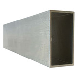 Perfil De Aluminio Tubo 75x25 Mm Anodizado Natural -2 Metros