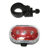 Luz Trasera Para Bicicleta Vairo. 3 Leds 4 Funciones