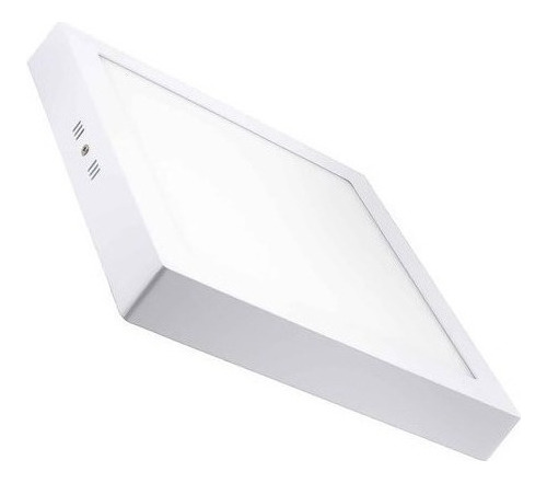 Foco Panel Led Plafon Sobrepuesto Cuadrado 12w Blanca Fria