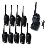 10 X Rádio Comunicador Baofeng 777s Carregador Usb