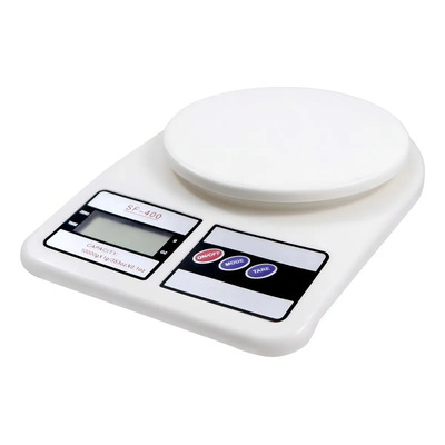 Báscula Digital Gramera Cocina Sf-400 10 Kg Sensibilidad 1 G Plástico Blanco