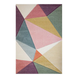 Tapete Decorativo Dib Colours 160x230 Cm Color Square Diseño De La Tela Geometric