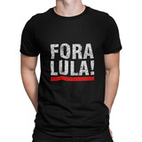 Camiseta Fora Lula Camisa Brasil Masculina Ele Não