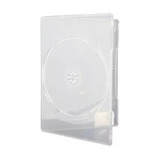 12 Estojo Capa Dvd Box Amaray Grosso Transparente 14 Mm