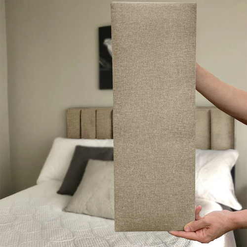 Cabeceira De Cama Modular Em Placas Para Cama Box 16 Modulos