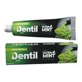 12 Creme Dental Dentil Ultra Mint Sem Flúor Com Xilitol