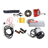 Kit De Conversión De Motor 48v 800w Dc Bicicleta Eléctrica S