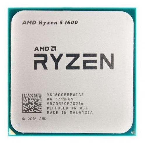 Procesador Gamer Amd Ryzen 5 1600 Yd1600bbaebox  De 6 Núcleos Y  3.6ghz De Frecuencia