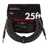 Cable Instrumento Fender Deluxe Series 7.5 Mts Black