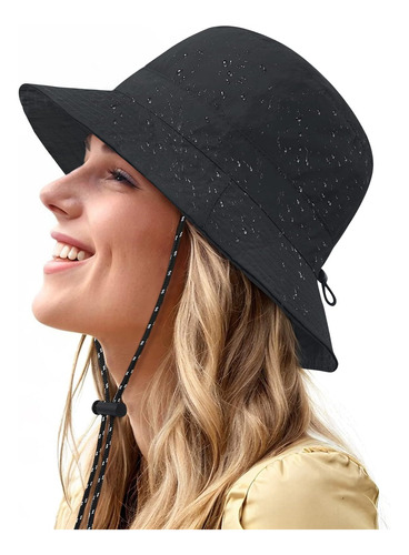 Sombrero De Pescador Negro Para Mujeres Y Hombres, Sombrero 