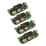 4x Tableros De Carga Dual Usb 5v 2.4a Módulo De